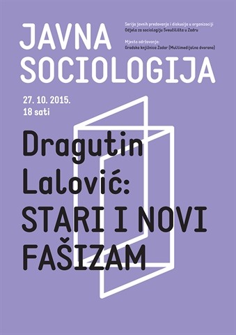 Javna sociologija - prvo predavanje